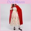 Elegant Little Red Riding Hood Costume For Women Cosplay Fairytale Character Dress