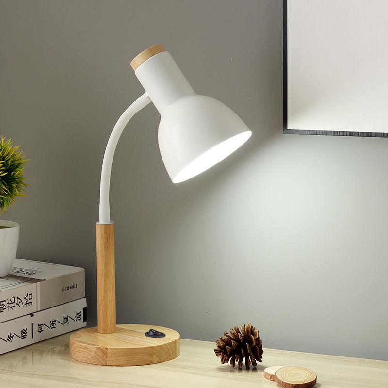 Nordic Retro Eye Protection Table Lamp - Bedside & Study Desk Lamp with Plug-in Feature