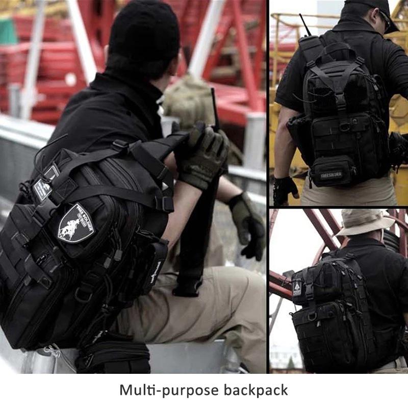 High Quality Outdoor Tactical Backpack Military Molle Bag Men's Waterproof Mountaineering Hiking Shoulder Bag