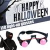 Dekorationer LED Lysande Glow Glasögon Festrekvisita Halloween Ljus upp LED Glasögon Jul