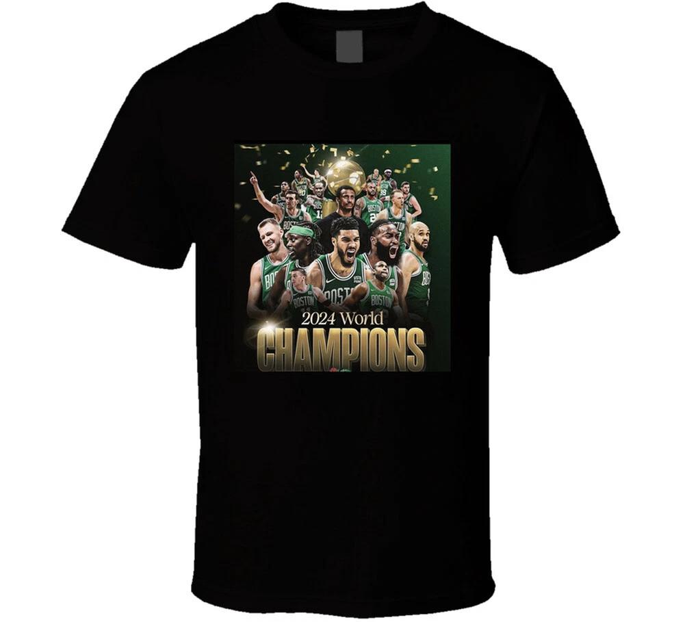 Champions Celtics 2024 100% Cotton T-shirt Mens Womens Tees Top XL