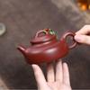 160ml Authentic Yixing Purple Clay Teapots Handmade Hidden Scoop Pot Raw Ore Dahongpao Mud Tea Brewing Kettle Zisha Tea Set Gift