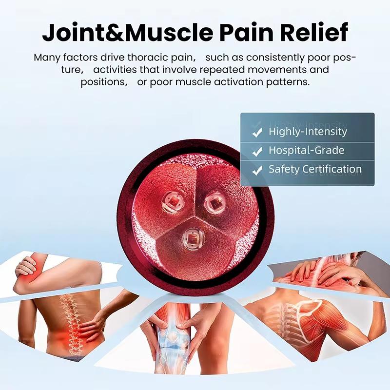 Vücut ve Yüz için Kırmızı Işık Terapisi, Kızılötesi Işık Terapisi El Tipi Led Kızılötesi Lamba Kırmızı Işık Terapisi Cihazı 630nm, 660nm ve 850nm ile