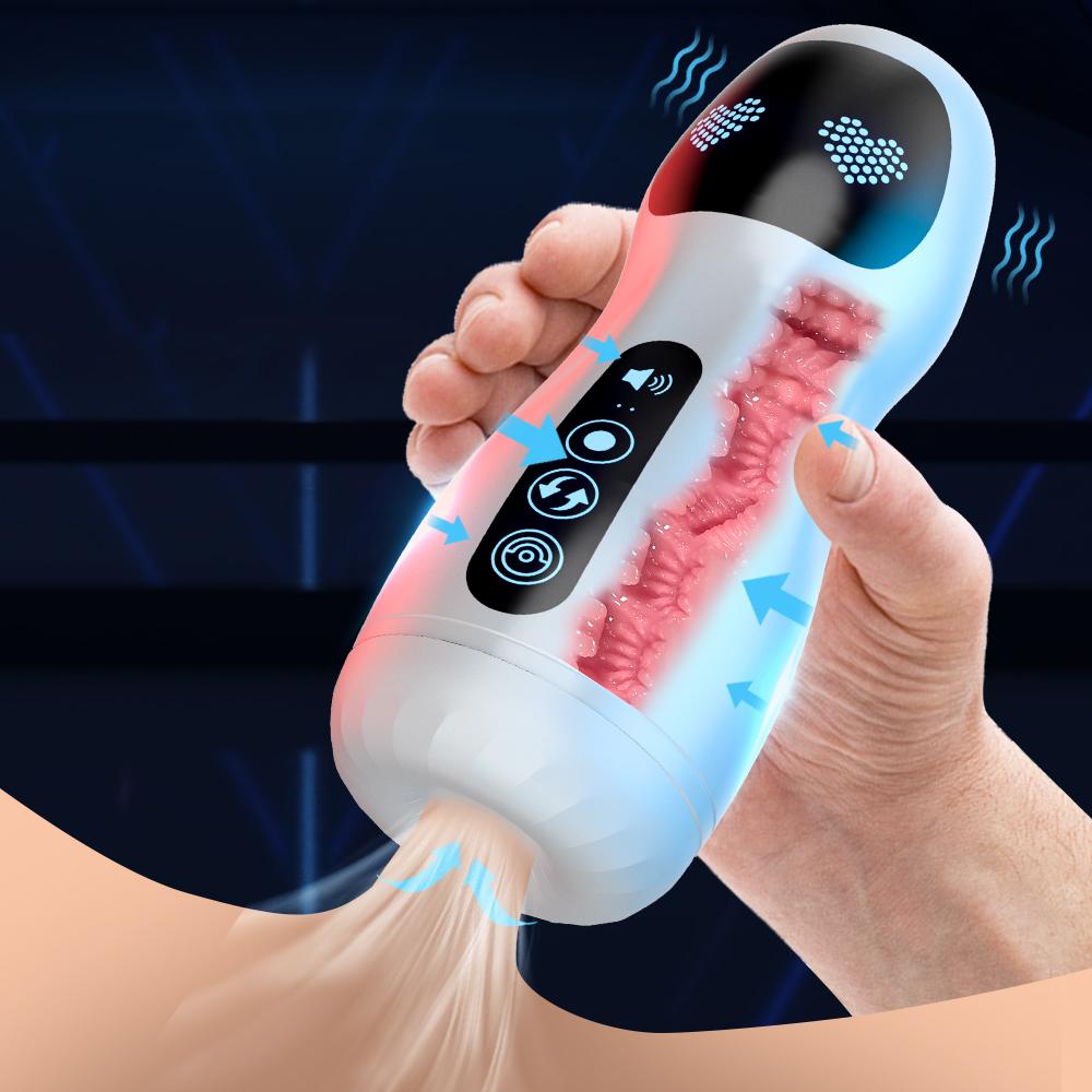 Automatic Sucking Male Mastubator Blowjob Masturbation Equipment Machine Sex Toys Adult Goods for Men Man Masturbators Cup