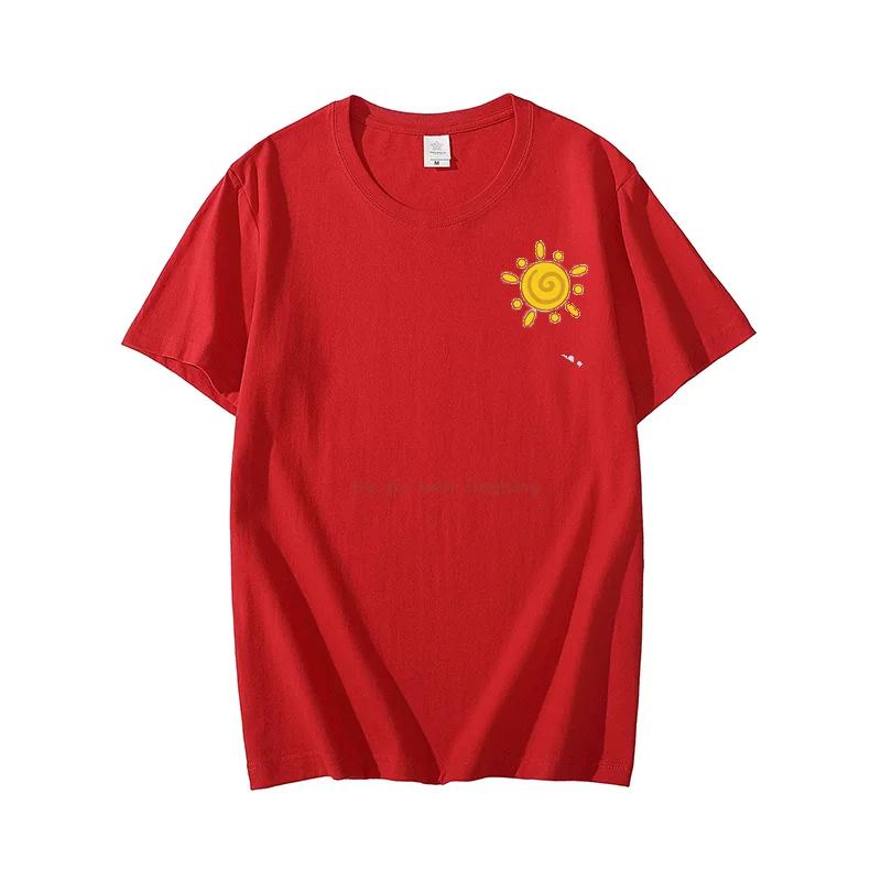 Sun Graphic Men Women T-Shirts Happy Every Day Sunshine Summer Harajuku Short Sleeve tshirts Simple Inside Good Mood Gifts Tees