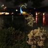 Waterproof LED Solar Peacock Lawn Light: Metal Art Garden Decoration