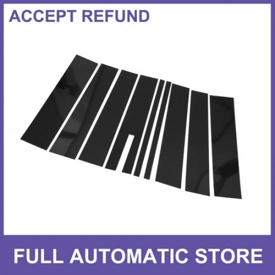 

Door Pillar Window Trim NINE for Ford Flex 2009-2015 Black