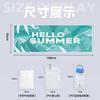 Quick-drying, Cooling, Portable, Towel Absorbs Sweat, Gym Badminton Cools Down, Cold Towel, Water Absorption 30 * 100CM 50g Bracelet PE Zipper Bag