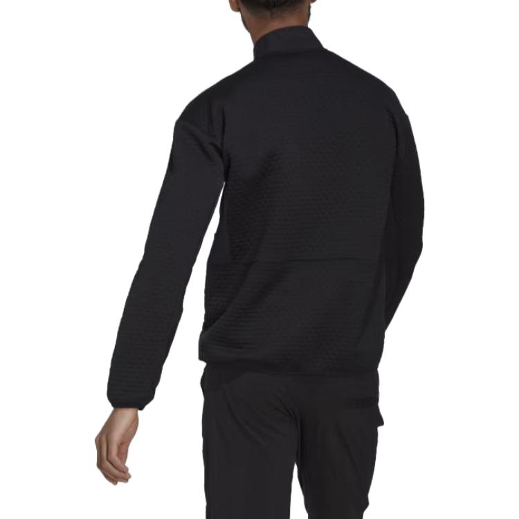 Adidas Terrex Hike Half-Zip Fleece Jacket Men Jackets Black HH9252