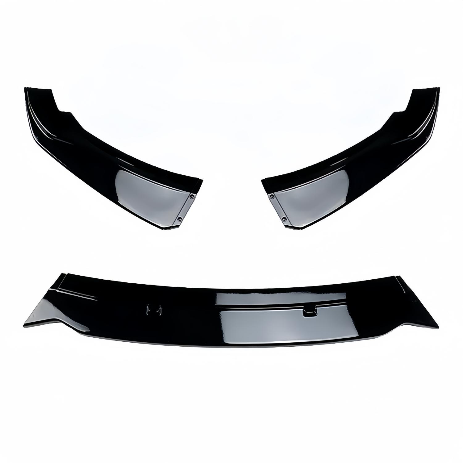 Gloss Black Car Front Bumper Splitter Lip For BMW 2 Series F22/F23 M235i M240i M-Sport 2014-2021 Bumper Cover Guard Protecter Gloss Black