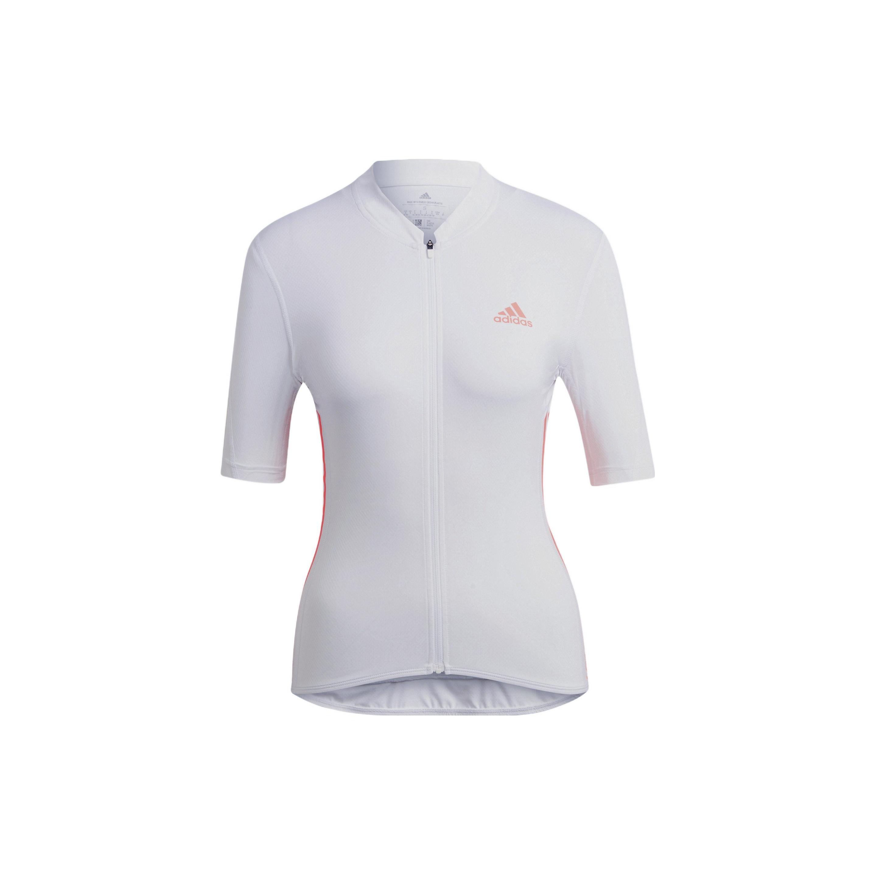 (WMNS) adidas The Short Sleeve Cycling Asia Sizing  White  Women s HB0531 S