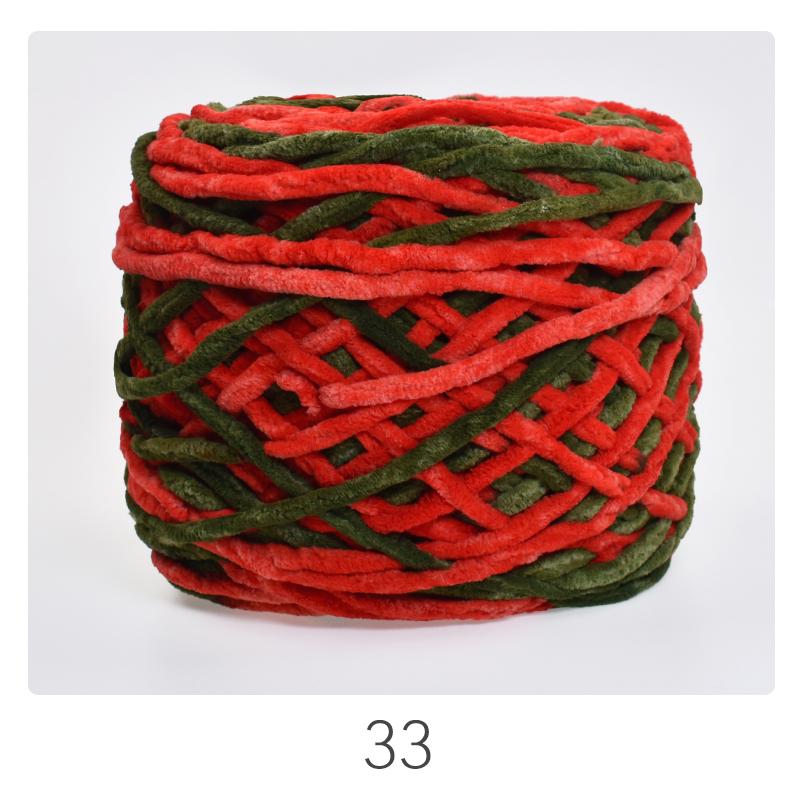 Chunky Ice Silk Yarn for Hand-Knitting: Ideal for Sweaters, Scarves, Bags, Crochet Dolls, and Hooked Shoes