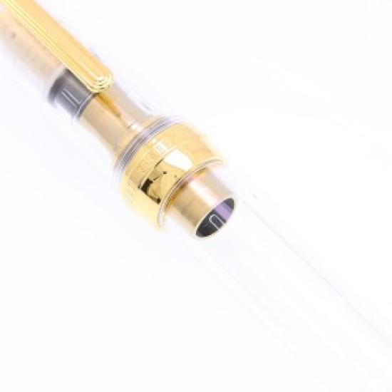 USED Sailor Profit 21 Transparent Fountain Pen, 21K Gold Nib, Fine Point