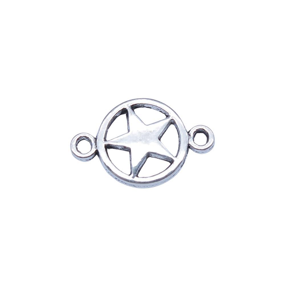 Double Star Connectors Moon For Celestial Themed Bulk Jewelry Findings