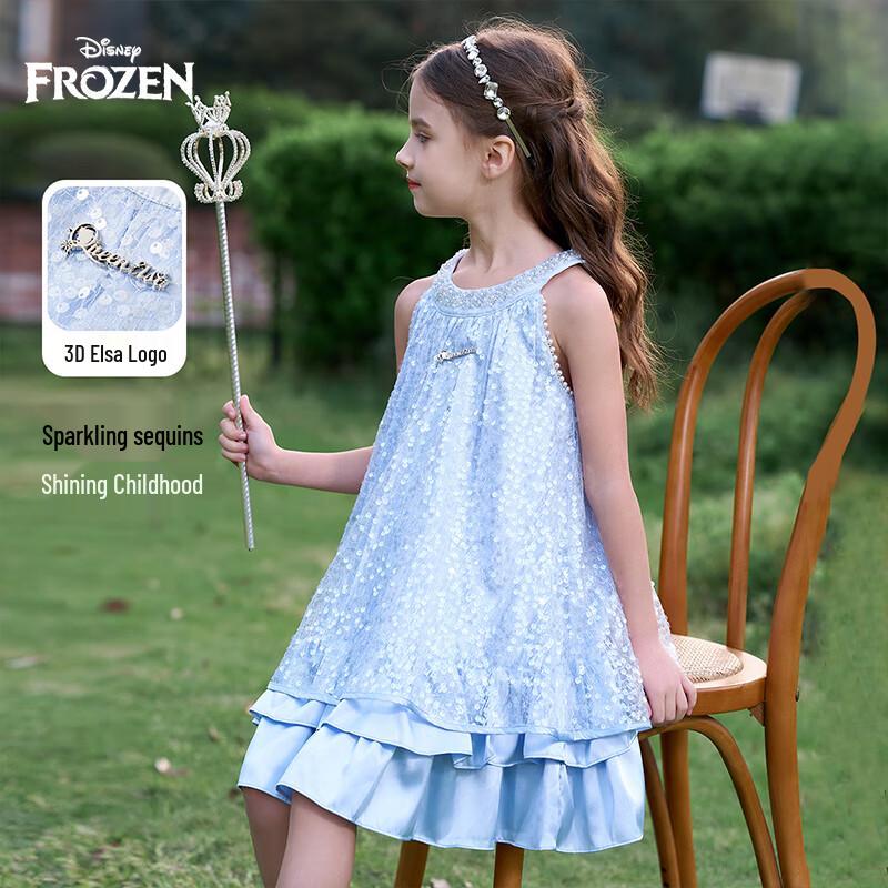 Disney Elsa Girls' Princess Summer Dress