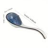 Ceramic Spoons, Long Handle, Easy To Grip, Non-slip Bottom, Suitable for Japanese Ramen, Chinese-Vietnamese Wonton, Noodle Spoon