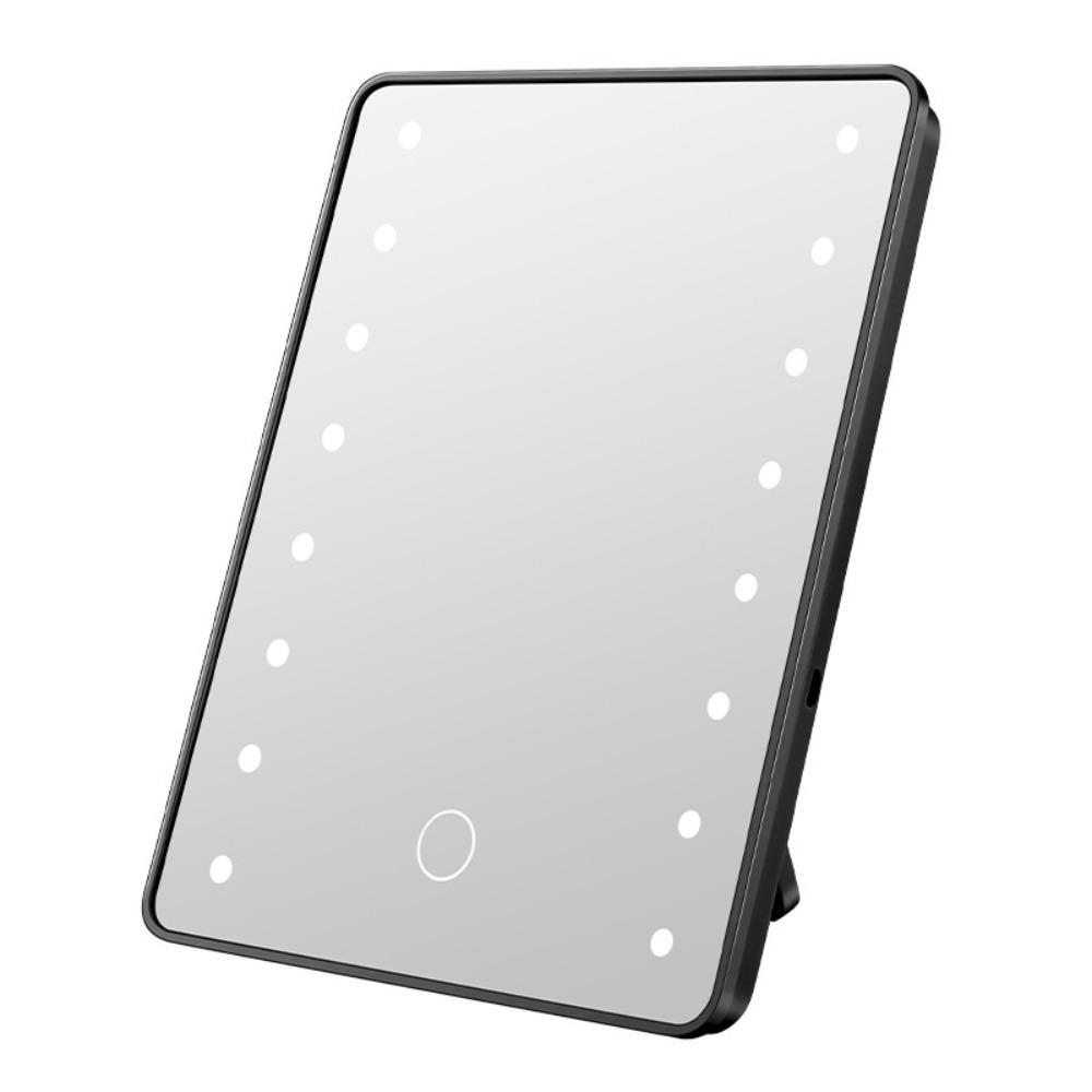 Charging Desktop Cosmetic Mirror Dimmable Table Makeup Mirror Portable Vanity Mirror  Makeup