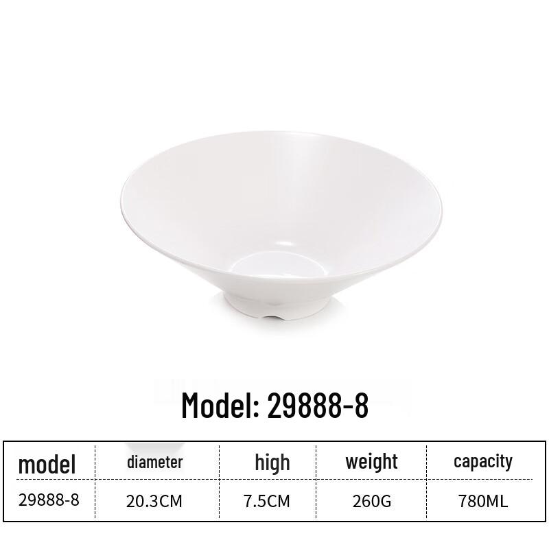 A5 Melamine Commercial Ramen Noodle Bowl