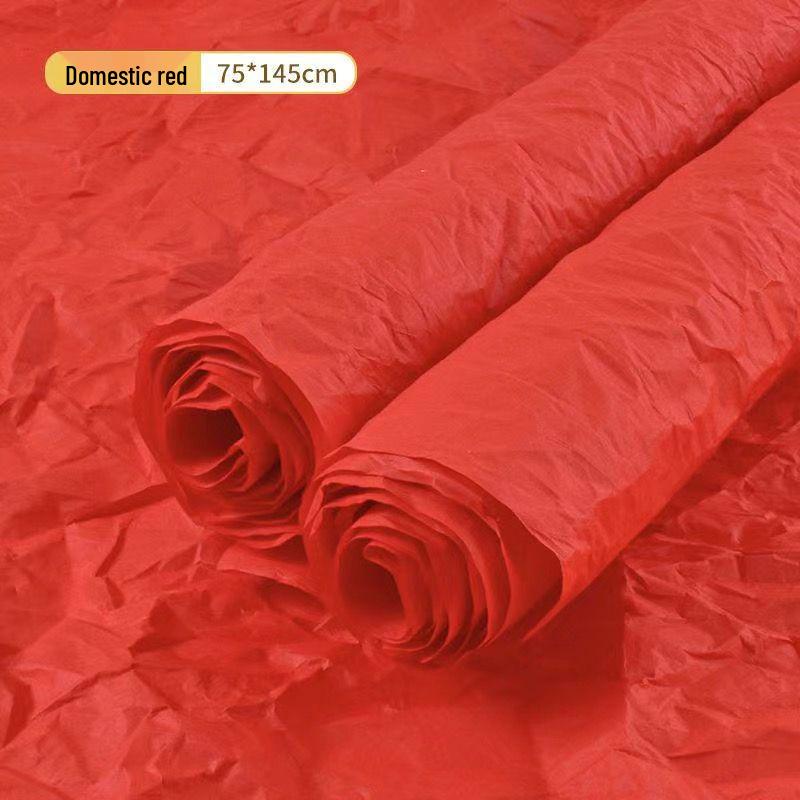 1.2m Wedding Hand-Rubbed Butterfly Pleated Crepe Paper Sheets for Floral Art