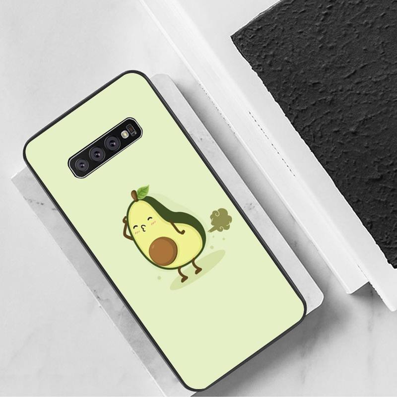 

Чехол для телефона с изображением фруктов авокадо для Samsung Galaxy S7 Edge Plus S9 S20Plus S20ULTRA S10lite S225G S10 GalaxyS21S30