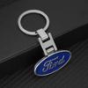 Car Sticker Car Sticker Ford Car Logo Key Ring Chain Keychain Keyring For Ford Mustang Focus3 2 Transit Ecosport Edge Fiesta Esc