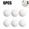Reusable White Foam Christmas Balls 4CM 8CM Xmas Tree Snowball DIY Festival Decor for Home Restaurant Porch Celebration