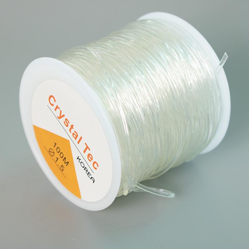 Durable Crystal Elastic Bracelet String with Rubber Band