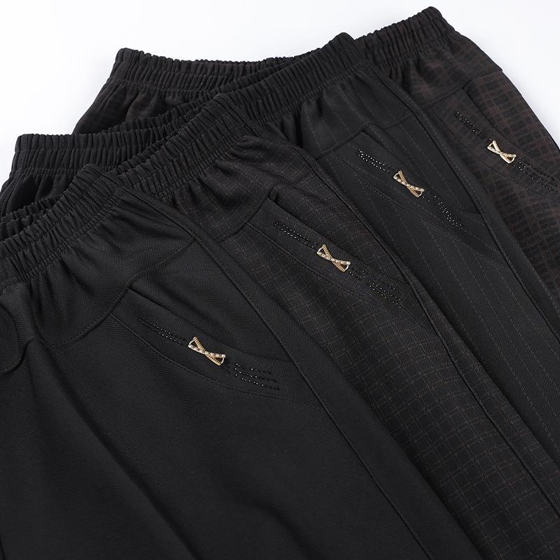 Elderly Women's Casual Loose Straight-Leg Pants - Spring/Autumn