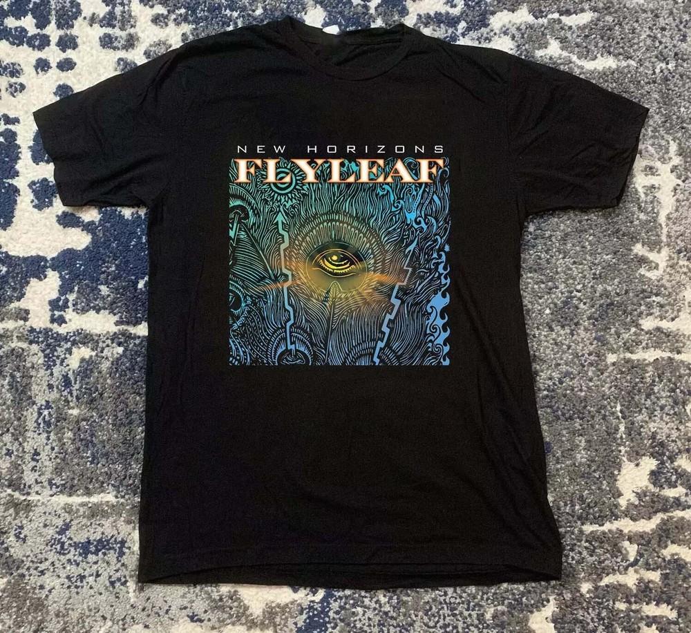 Trend Flyleaf Band Album New Horizons T Shirt Full Size S-4XL BL948