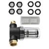 Universals Pressure Washer Inlet Filter Metal Mesh Screen 3/4" Thread Hose For Sediment Prevention Pre Filtration System