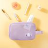 Zipper Mesh Makeup Bag Large Capacity Toiletry Storage Bag Casual Transparent Cosmetic Bag  Holiday