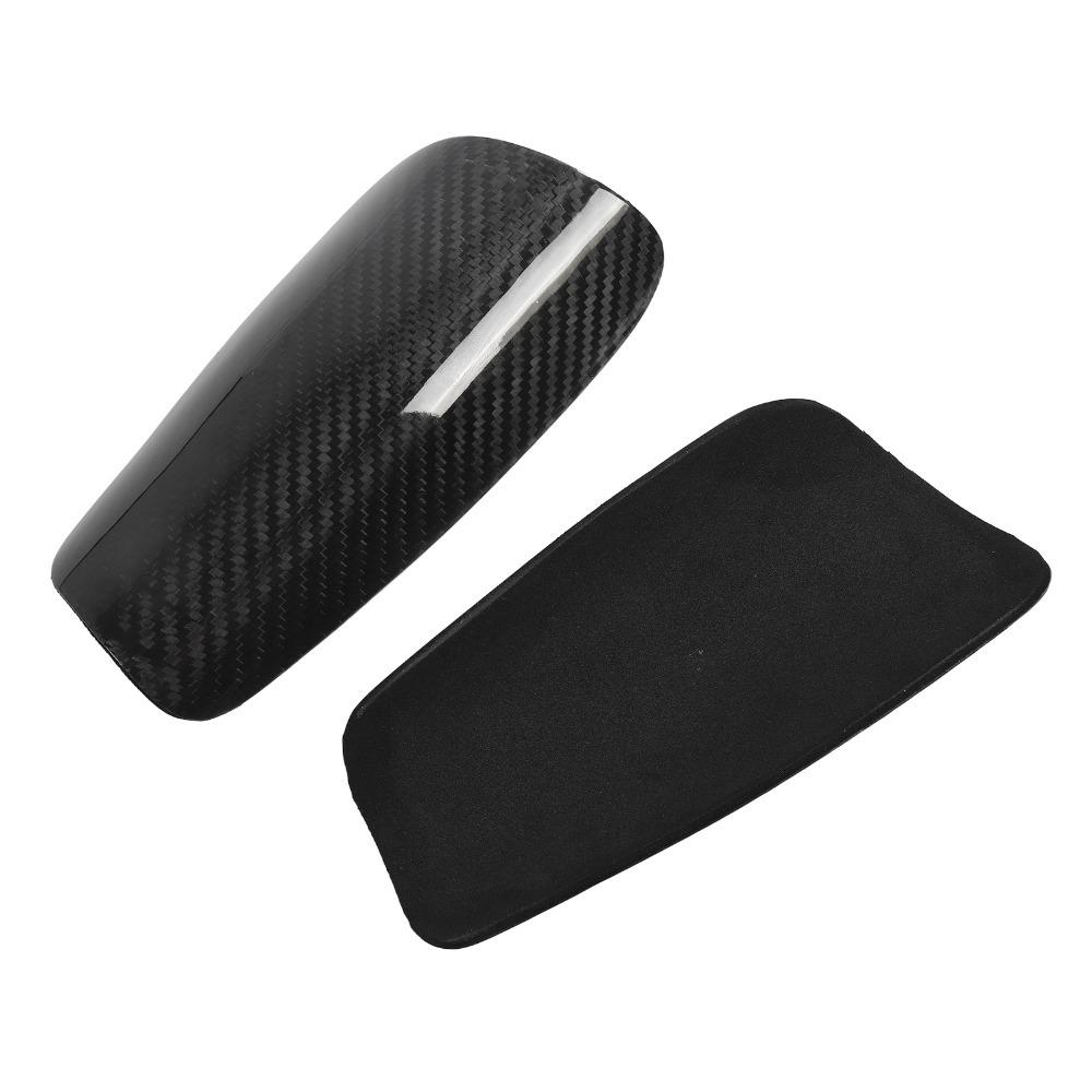 3pcs Carbon Fiber Shin Pads Black Protective Insert Durable Soccer Shin Guards Youth Sports