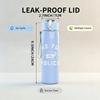 1PC The Thin Blue Line Police Minimalist Print 750ml Portable Sports Water Bottle Leakproof Gym Outdoor Travel Drink Cup