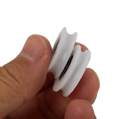 Puleggia rotonda di alta qualità con scanalatura a U 625, cuscinetto a sfere, ruota a rulli per porte, finestre, docce, pulegge, guida per cassetti, ruote Pom
