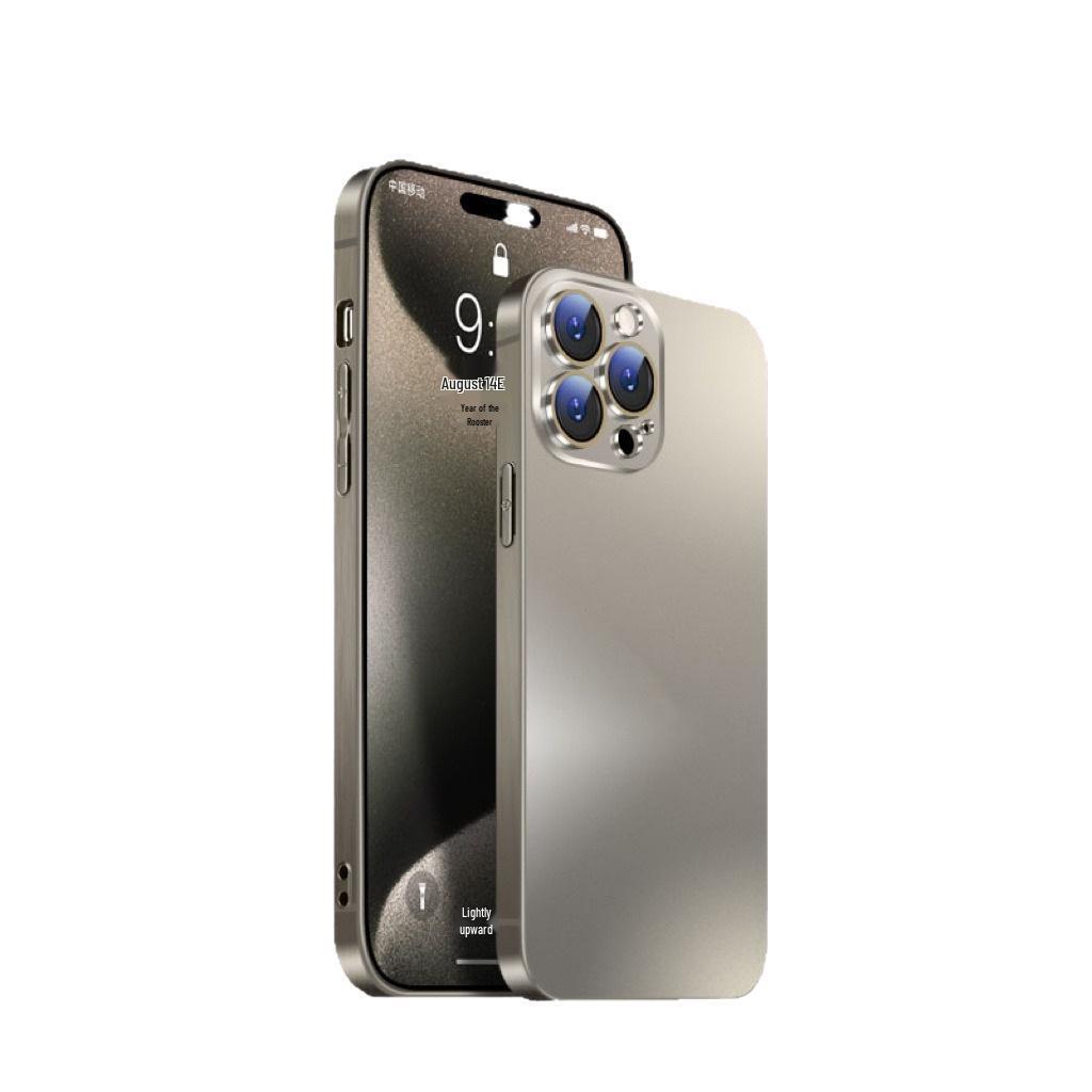 AG Matte Titanium Gold Case for iPhone 17 Pro Max with Brushed Edges - Compatible with iPhone 14/15/16
