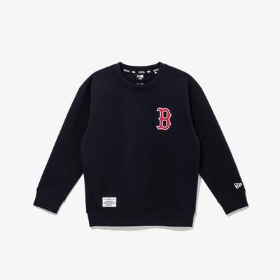 New Era Boston Red Sox Basic Embroidery Sweatshirt Ultra Navy