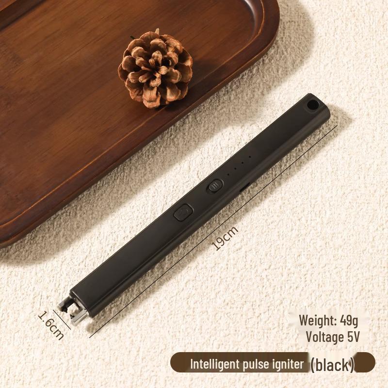 Rechargeable Long-Handle Aroma Pulse Electronic Gas Stove Lighter