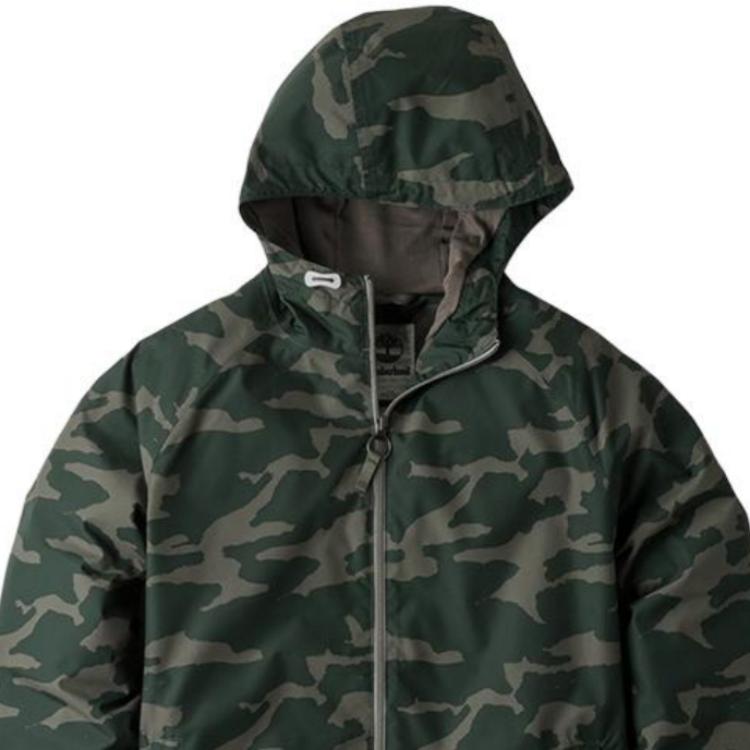 Timberland Outdoor Short Hooded Casual Jacket Men jackets Camouflage A1LRG-N27