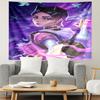 VALORANT Tapestry, Wall Hanging Tapestry, Pattern Tapestry for Dorm Bedroom Living Room Wall Art Photography Backdrop