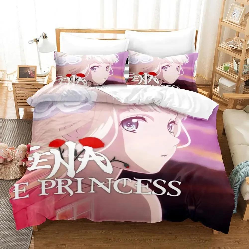 Anime Fena:Pirate Princess Bedding Set Duvet Cover Bed Set Quilt Cover Pillowcase Comforter King Queen Size Boys Adult Bedding