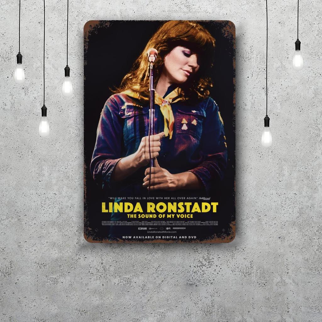 Linda Ronstadt Retro Vintage Tin Sign Poster Decorative Plaque Metal Plate Wall Decor