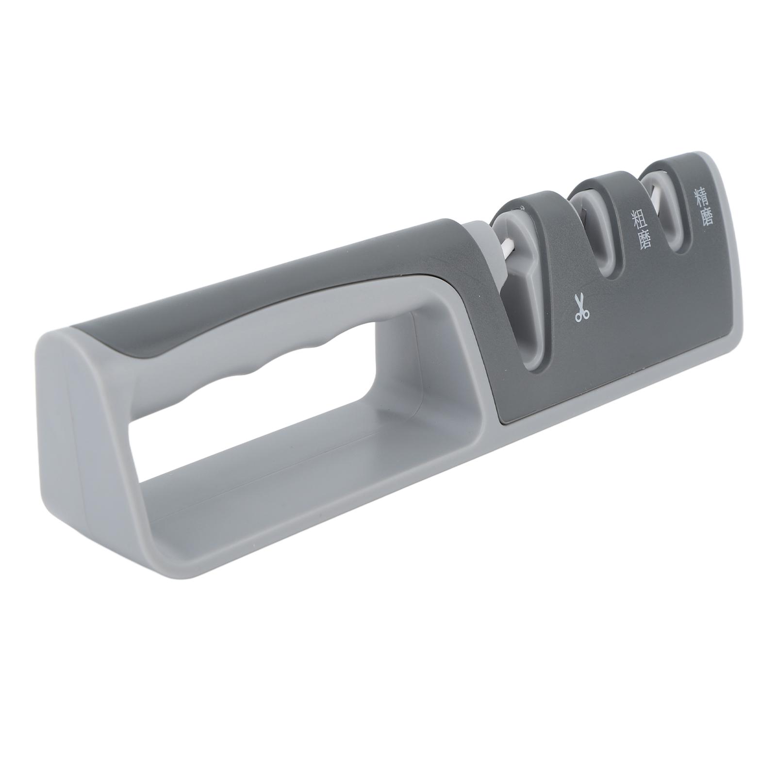 

Two Stage Household Quick Knife Sharpener Multifunctional Ergonomic Kitchen Knife Sharpening Tool