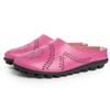 Women Slippers Spring Summer Casual Leather Low Cut Flat Peas Toe Mother