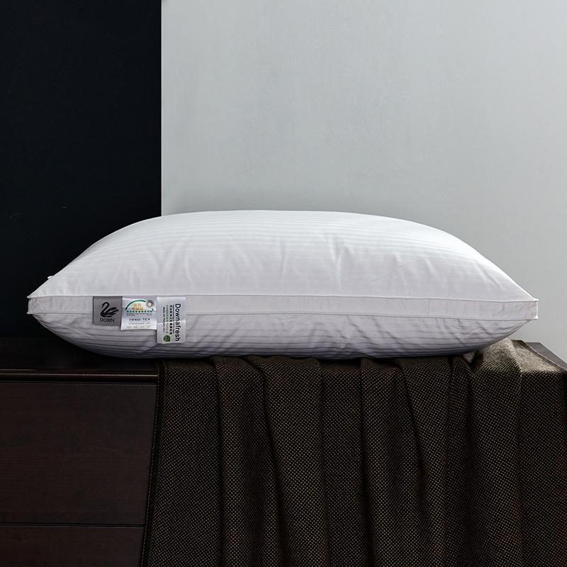 

Подушки из 100% гусиного пуха, подушки для шеи, подушки для сна, чехол из 100% хлопка с гусиным пухом, 1 шт., коллекция для отелей, мягкий комфорт 50x70cm(20x28in)