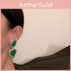 Unique Heart Earrings 2023 Trendy Geometric Alloy Jewelry In Colors Stylish