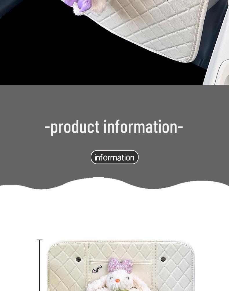 Geely Xingyuan Rear Seat Kick Mat - Anti-Dirt Car Interior Decoration for Women, Fits 26 Models