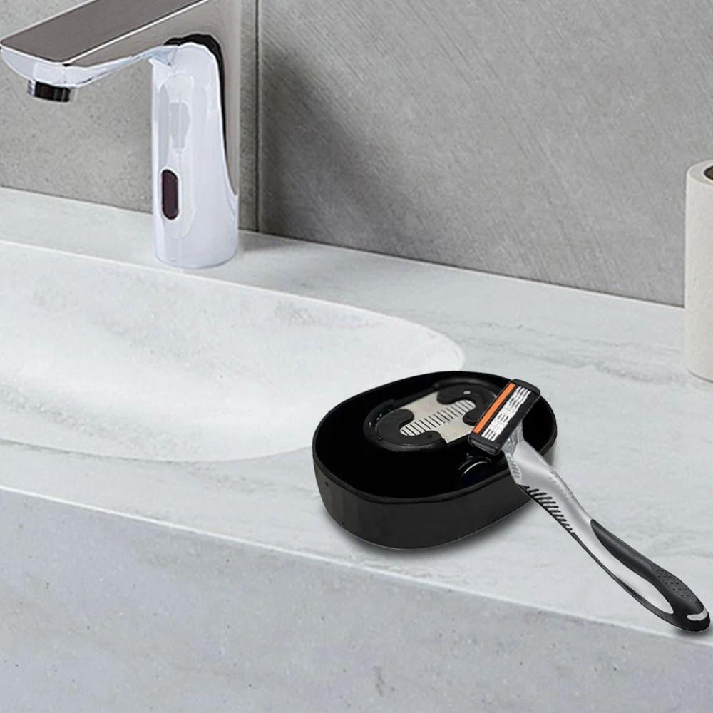 Manual Razor Rinser Cleaner No Electricity Required Shaver Storage Rack For Most Hand Shavers