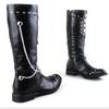 Fashion 2024 Fashionable stage boots punk Over Knee High Boots  Leather Men Long Waterproof Snowboots Equestrian Motocycle Boots