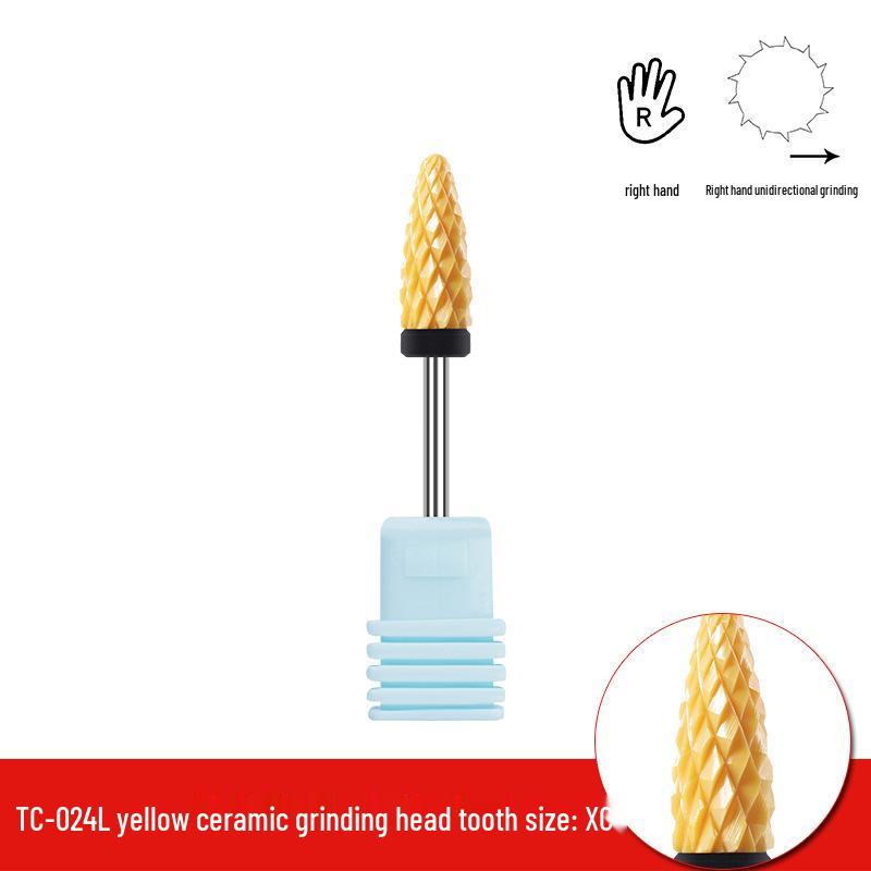 Single Bullet-Shaped Ceramic Nail Grinding Head 2.35