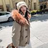 Autumn Winter Thicken Warm Parka Women Casual Sweety Solid Color Big Pocket Loose Hooded Coat Jackets Outwear